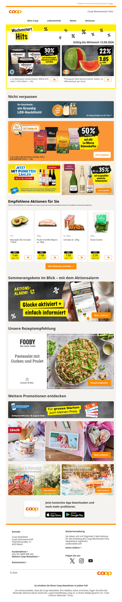 30% auf alle Mövenpick Glacedosen ab 810 ml 🍨