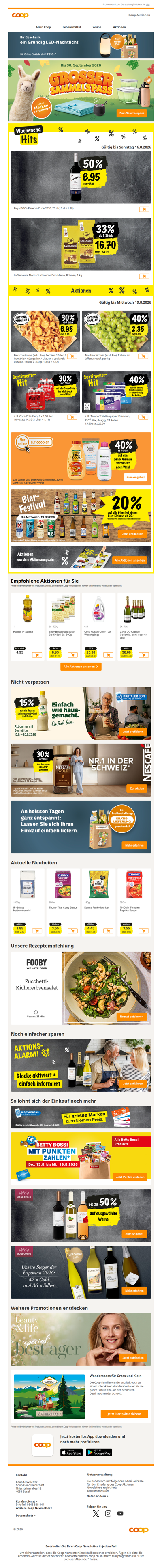 🦙 Grosser Sammelspass: Marken sammeln und Gratisartikel sichern