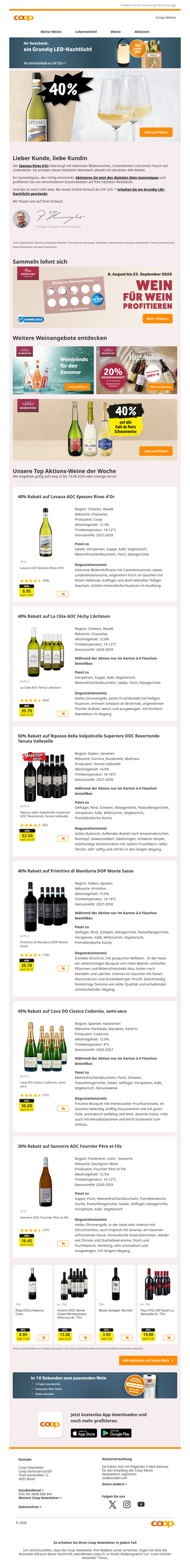 40% auf Epesses Rives d'Or