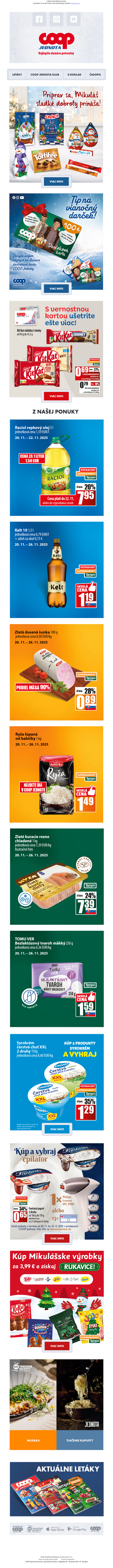 🎅Lákavá mikulášska ponuka 🍭🍬🍫