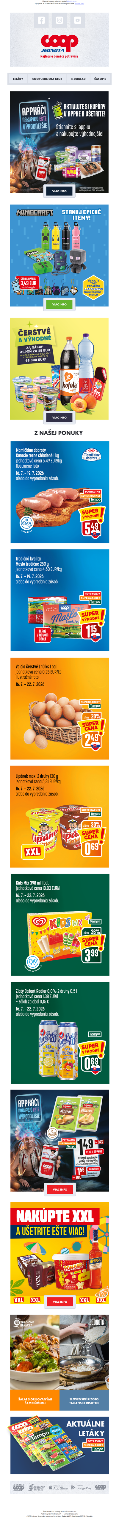 🤩 Zľavové kupóny priamo v appke!📱