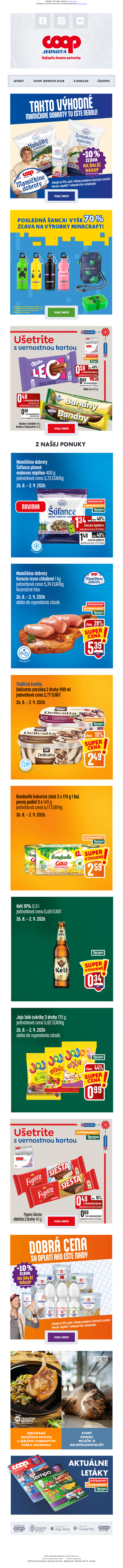 🤩 Získajte 10 % späť z nákupu! 🤩