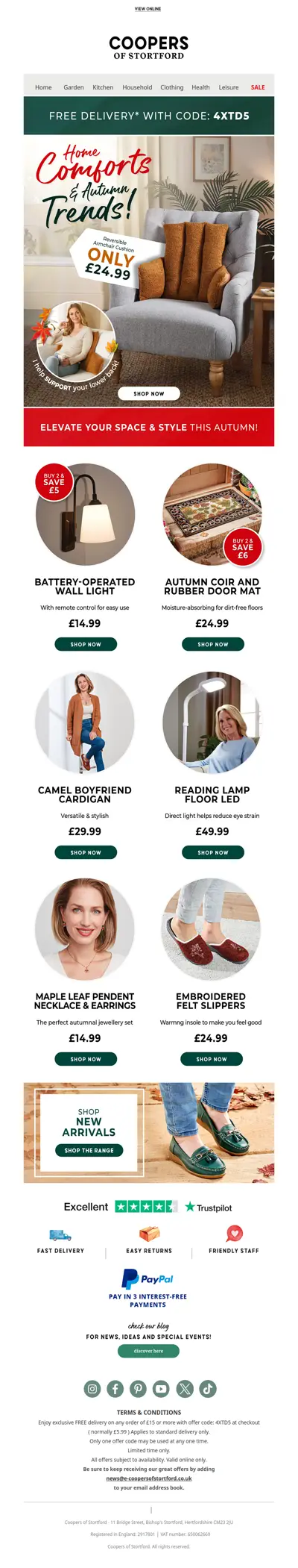 Seasonal Refresh: New Home & Style Picks + Free Delivery