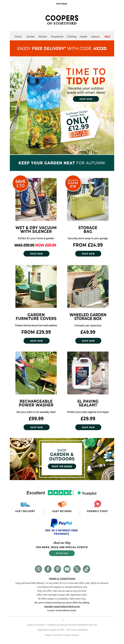 Effortless Garden Tidy-Up: Smart Ideas + Free Delivery!