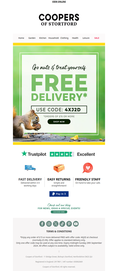 FREE Delivery Now On - Indulge Yourself Today!