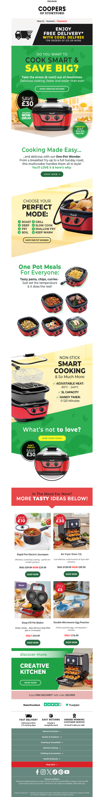 🍲 Cook Smart, Save More – Free Delivery Today!