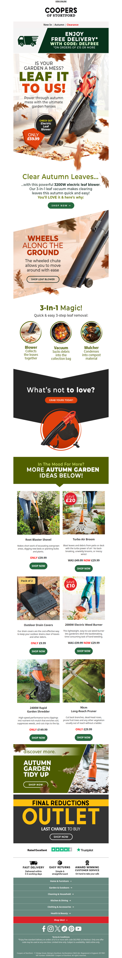 🍁   Leaf It to Us – Tidy-Up Tools + Free Delivery!