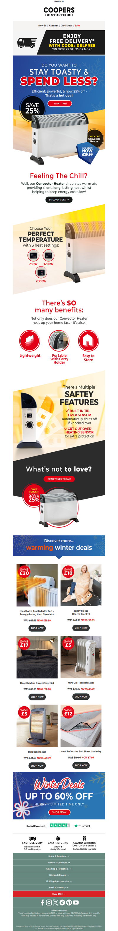 ❄️ Winter Chill? Meet Your Heating Hero – 25% Off!