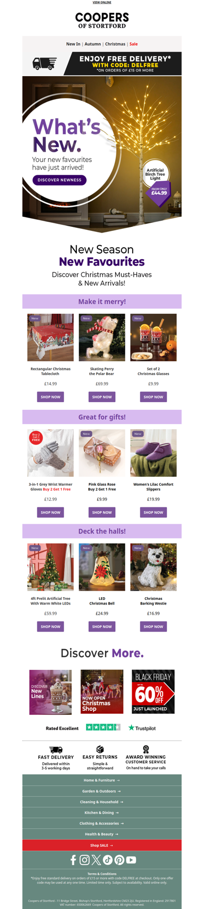 Fresh, Festive & Free Delivery – What’s Not to Love?