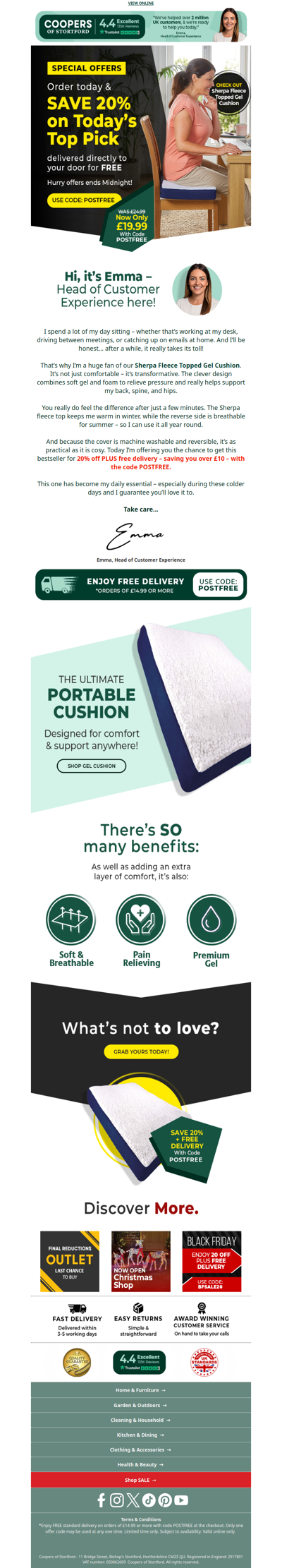 Too Comfy to Share… But 20% Off While It Lasts!