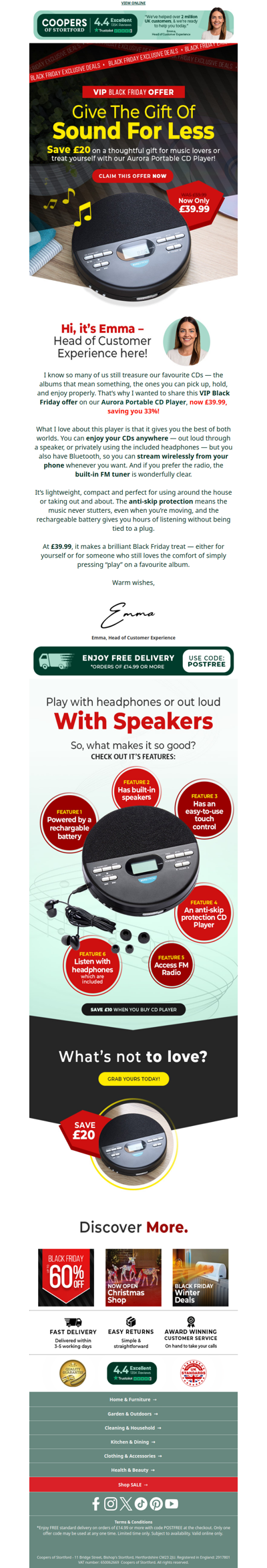 💿 Still Treasure Your CDs? You’ll Love This Black Friday Offer