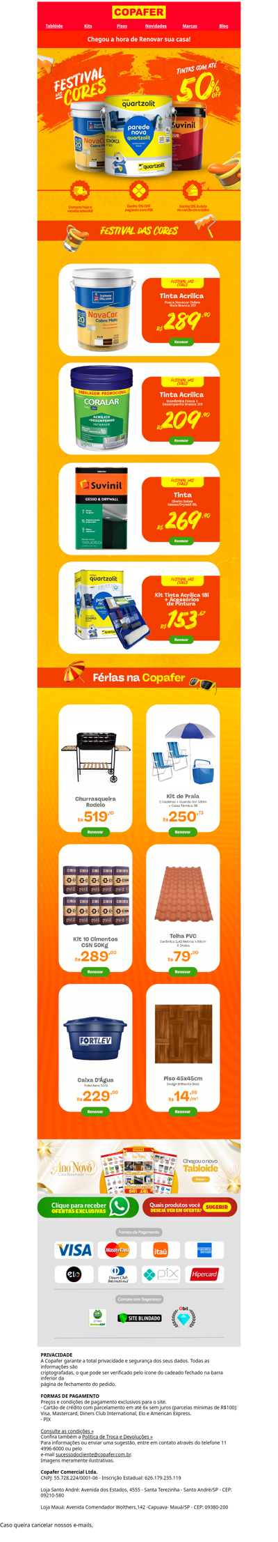 Surpresa! Promoções incríveis já estão no ar!