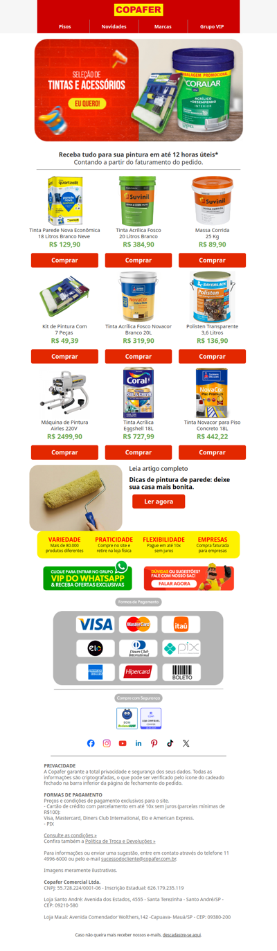 Sua parede já desbotou?