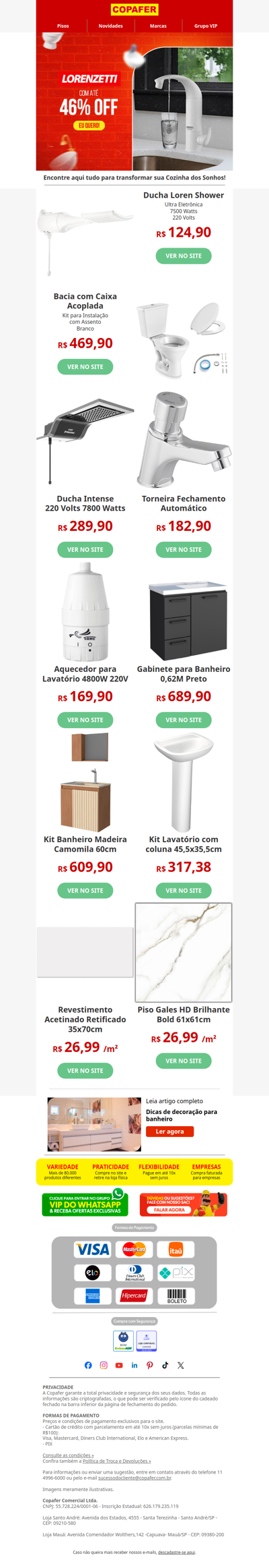 Seu banheiro precisa de um upgrade?