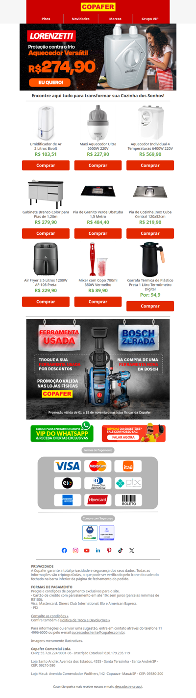 Pequenas trocas, grandes diferenças na sua cozinha.