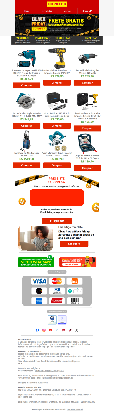 Vai deixar o frete grátis passar?