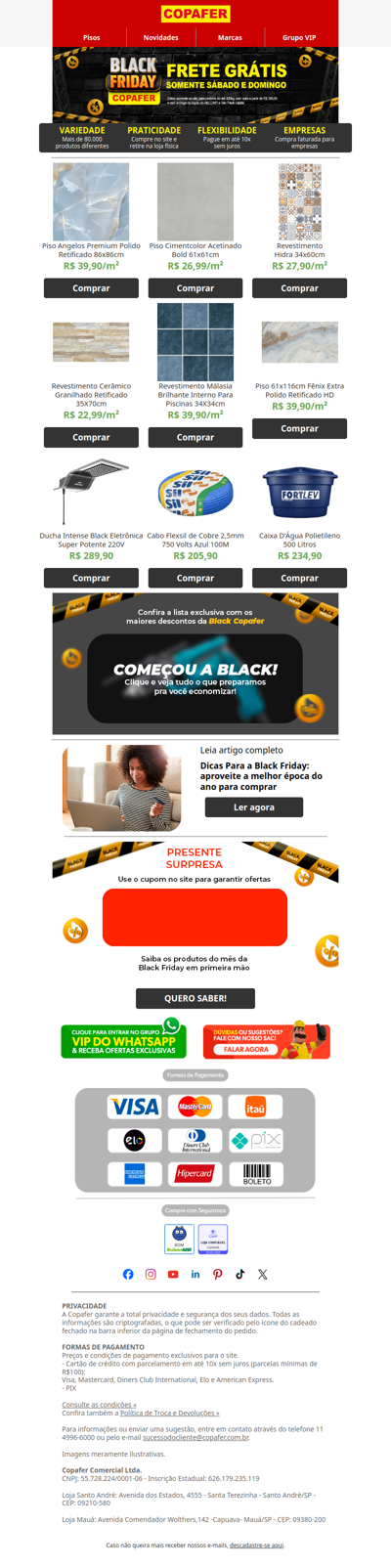 Vai perder o último dia de frete grátis?