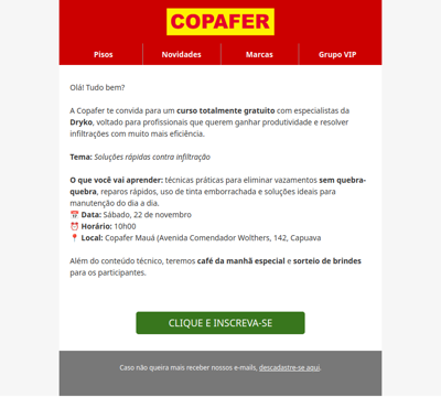 Curso Grátis: Resolvendo infiltrações sem quebra-quebra com Dryko