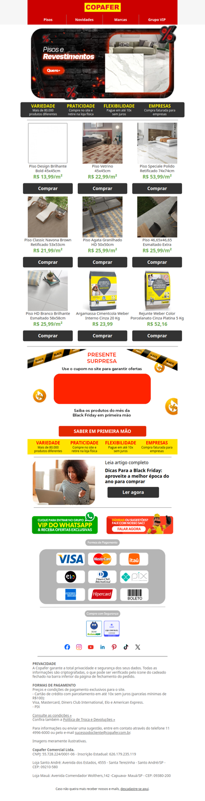 Você foi selecionado!