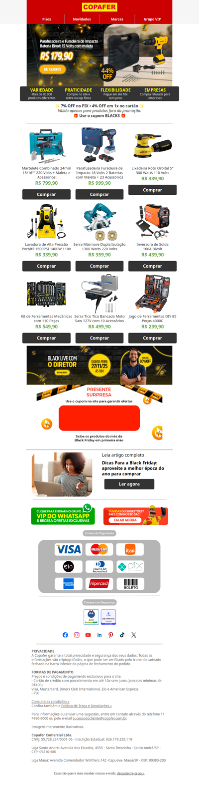 Chegou a hora de trocar de Ferramenta!