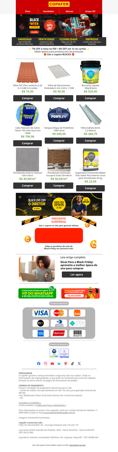 Vai perder MEGA DESCONTOS?