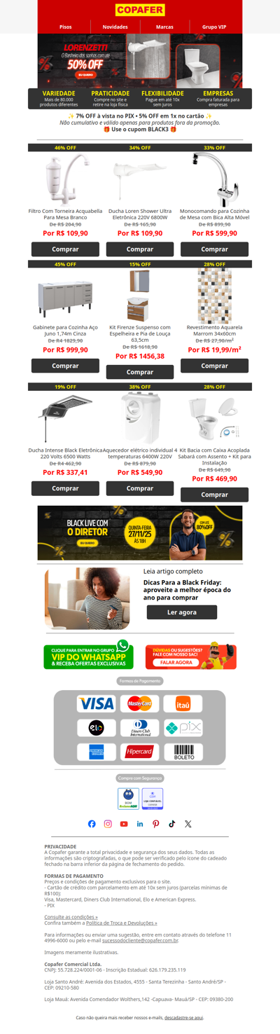 Até 50% OFF para Renovar sua casa. Vai perder?