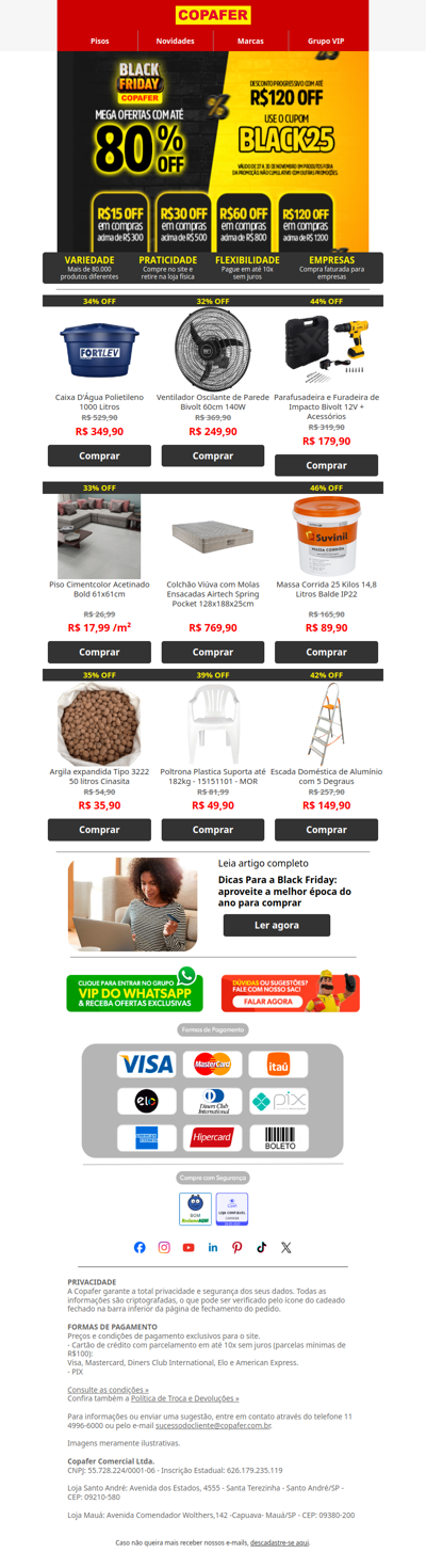 Black Friday: quanto mais você leva, menos paga!