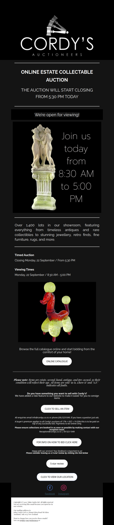 ESTATE & COLLECTABLE AUCTION