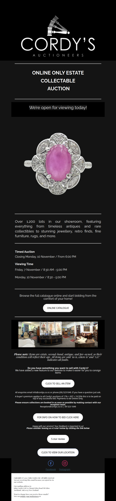 ONLINE ESTATE AUCTION