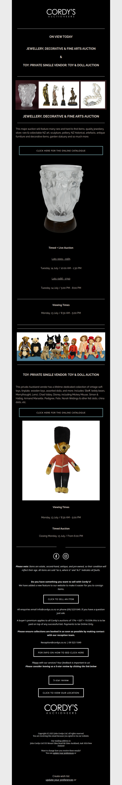 JEWELLERY, DECORATIVE & FINE ARTS and TOY: PRIVATE SINGLE VENDOR: TOY & DOLL AUCTION