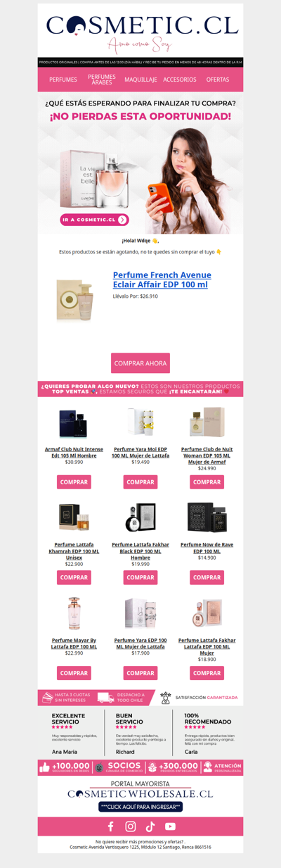 wdqe 💖 ¿Viste algo que te gustó en cosmetic.cl? 🎉