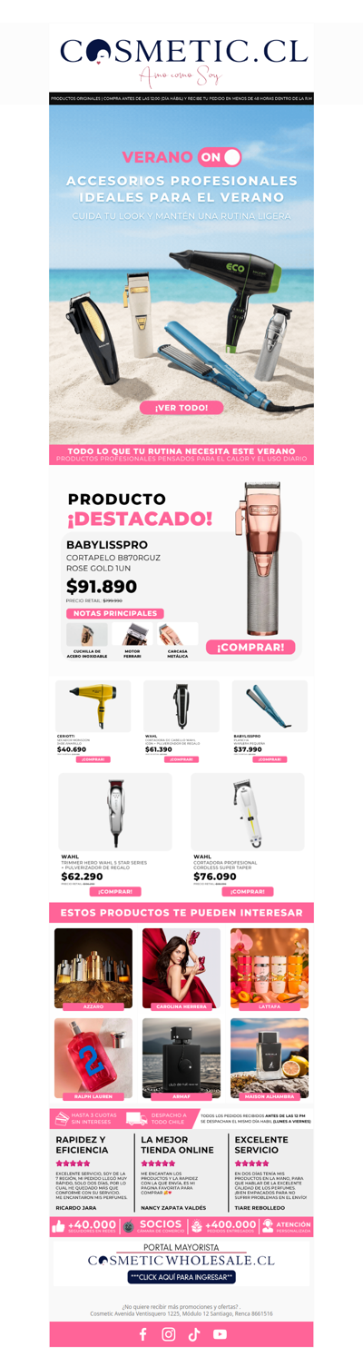 Accesorios profesionales a precio de liquidación 🔥