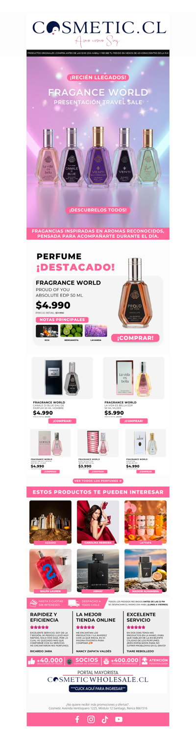 Descubre los nuevos perfumes de Fragance World ❤️ ¡desde los $3.990! 😍