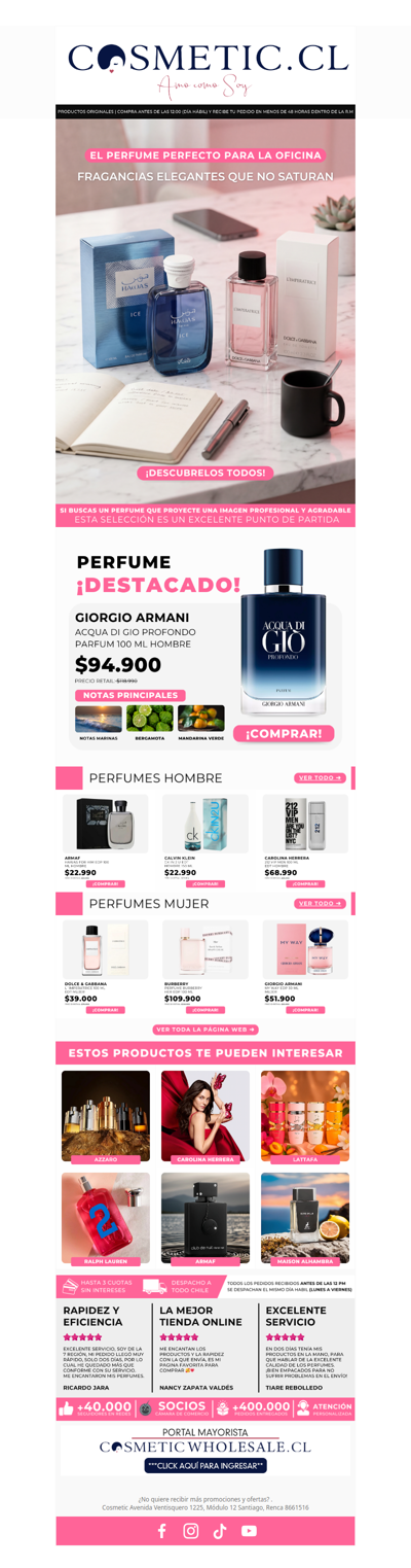 El perfume perfecto para el trabajo 👌