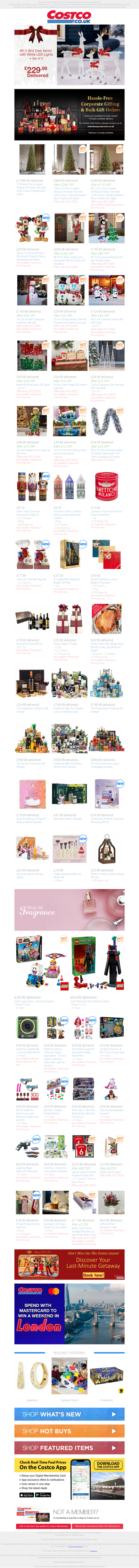 6ft Deer Family with White LED Lights £229.99 Delivered