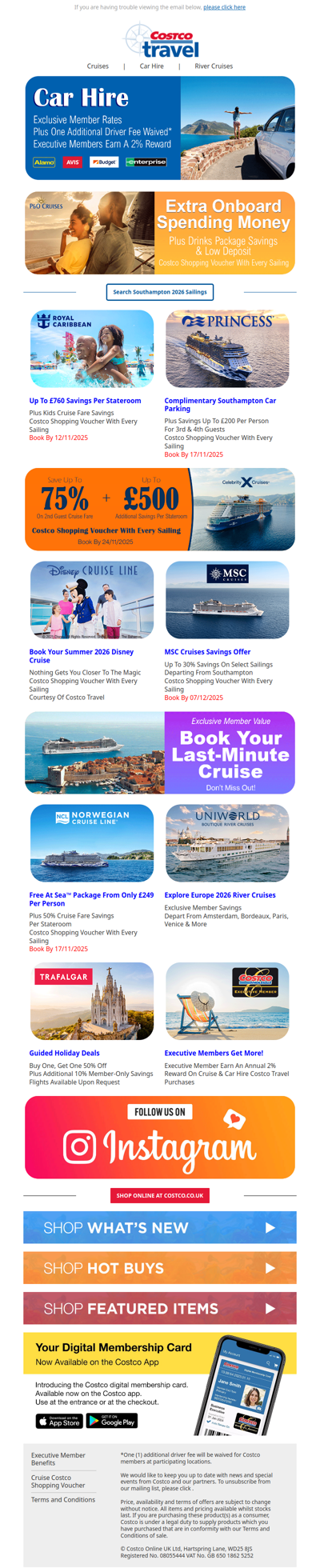 Exclusive Member Car Hire Rates 🚗 Plus One Additional Driver Included