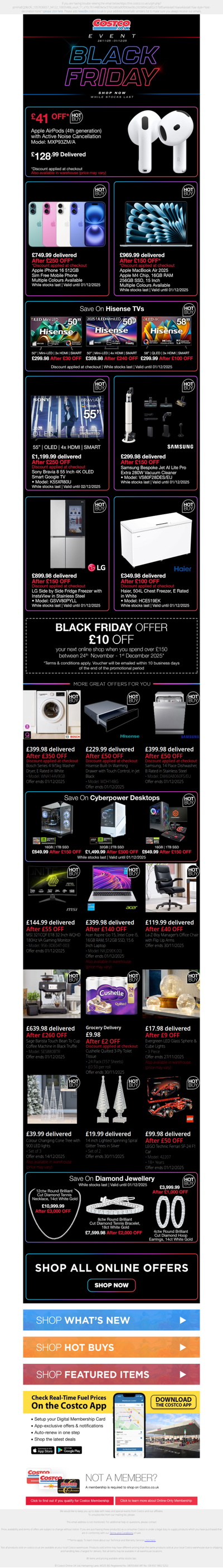 Black Friday Continues: £150 OFF CyberPower Gaming Desktop Bundle NOW £649.99