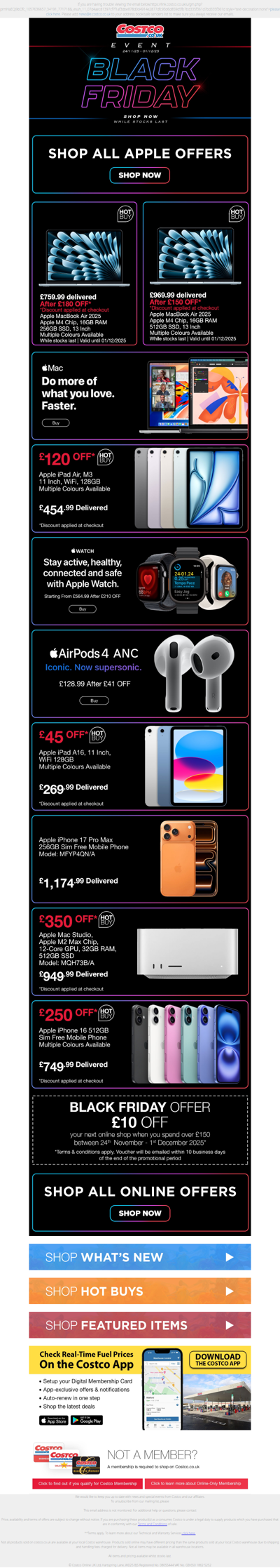 Apple Hot Buys live now whilst stocks last