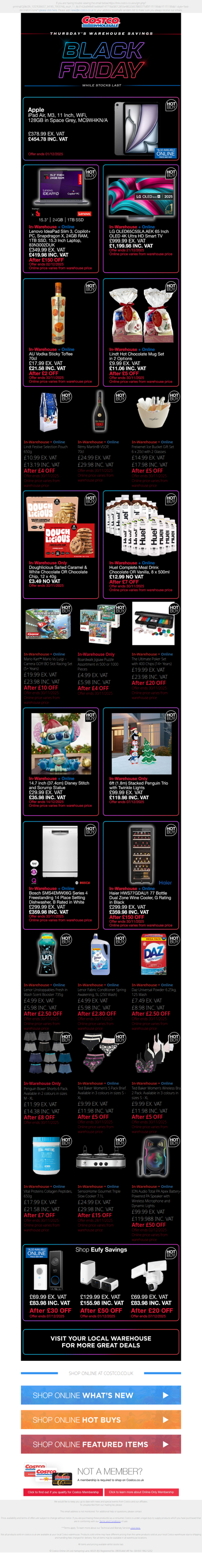 Warehouse Savings Continue... £150 OFF Lenovo IdeaPad Slim 3 Laptop £349.99 EX. VAT