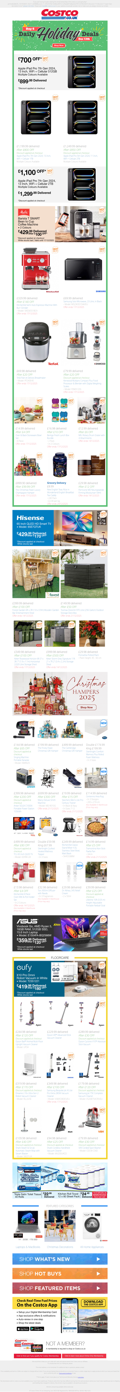 On the 6th Day of Holiday Deals.... £100 OFF Melitta Barista Bean to Cup Coffee Machine NOW £429.99