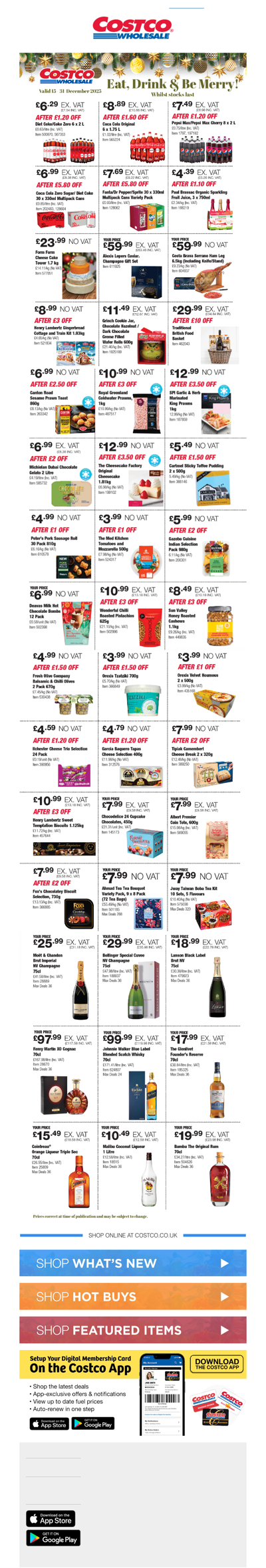 Shop Christmas Favourites at your local warehouse