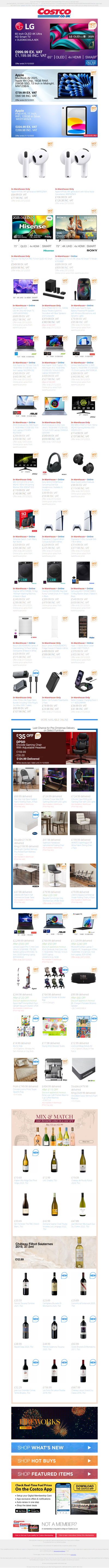 Tech & Appliance Savings at your local warehouse...