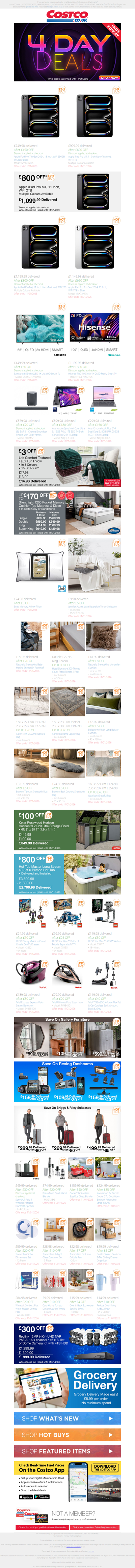 4 Day Deals Starts Now! £450 OFF Apple iPad Pro 7th Gen 2024 13” NOW £749.98