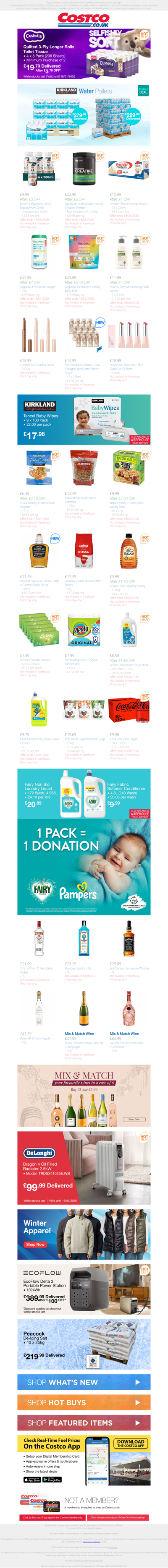 £3.70 OFF Cushelle Quilted 3-Ply Longer Rolls Toilet Tissue NOW £19.79