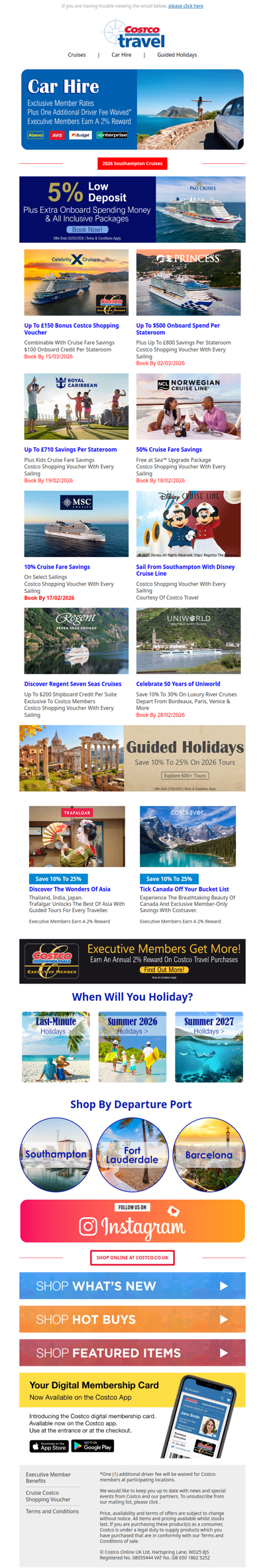 Exclusive Member Car Hire Rates 🚗 Plus One Additional Driver Included