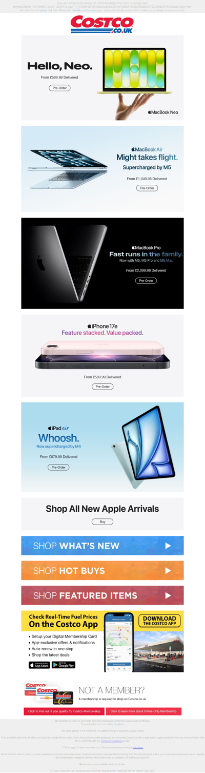 Hello, Neo. NEW Apple 13-inch MacBook Neo From £569.99