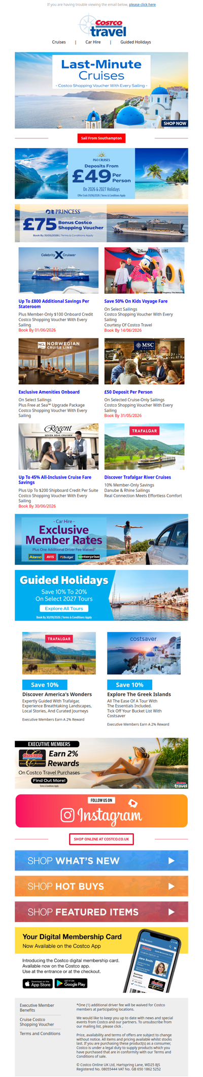 Sail Into Summer With Member-Only Value 🚢☀️