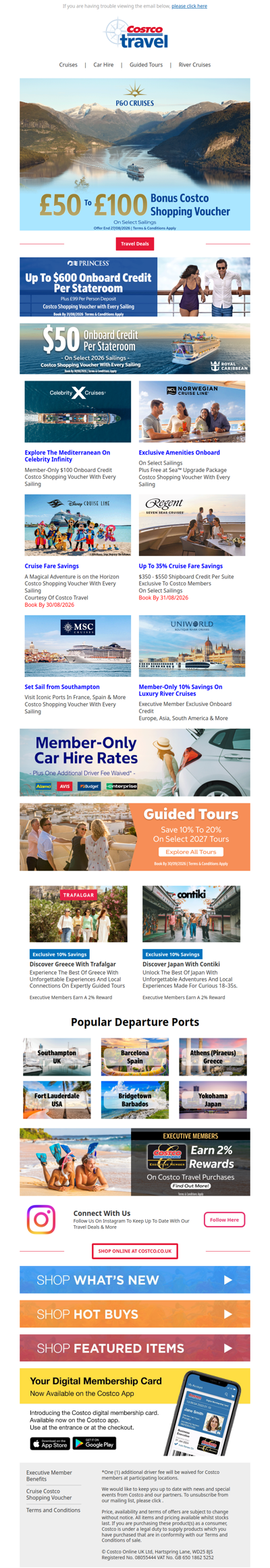 Member-Only Offer On P&O Cruises 🚢 Book Now