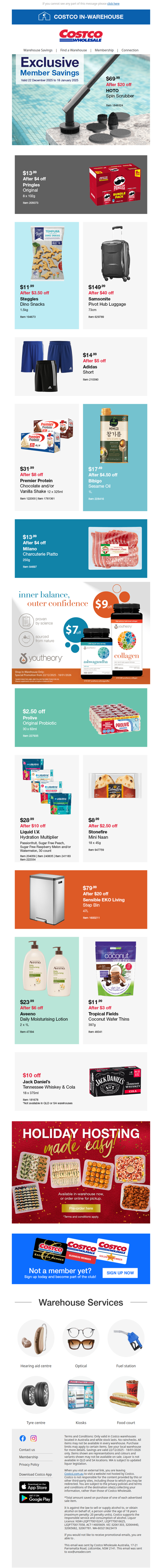 New warehouse savings start now!