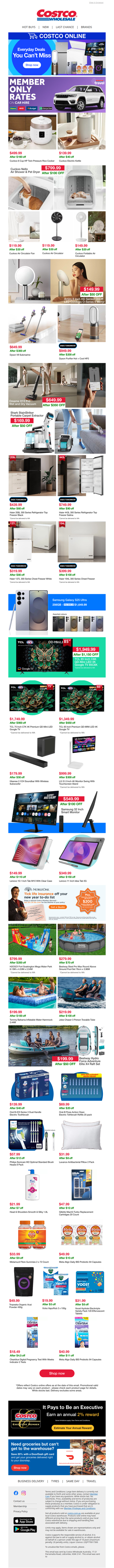 Everyday Deals on Member Favourites